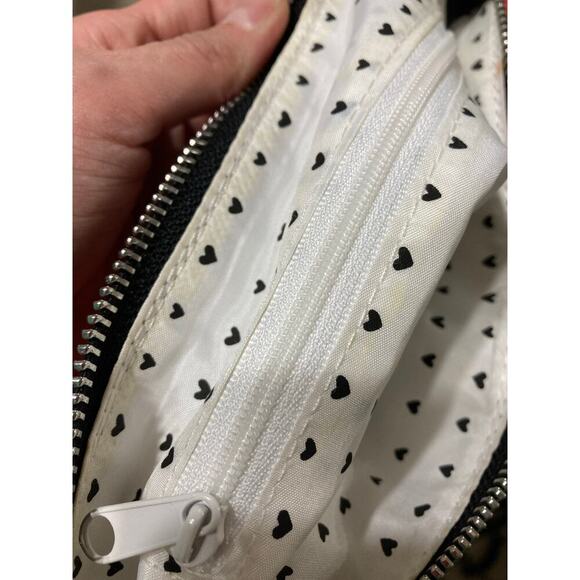 BRIGHTON SMALL RED, WHITE DOVE WITH HOLLY CROSSBODY BAG - Picture 11 of 12